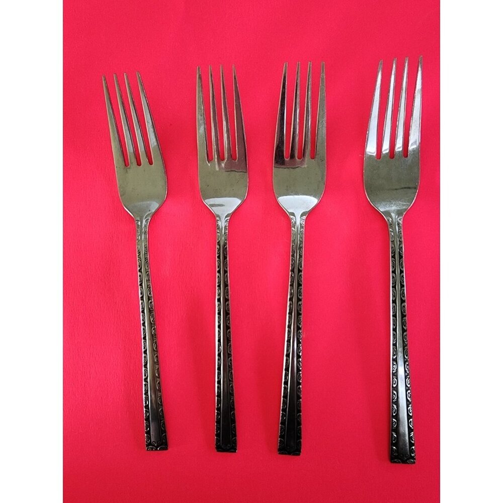 Stainless Korea  Flatware Set of 4 Dinner Forks